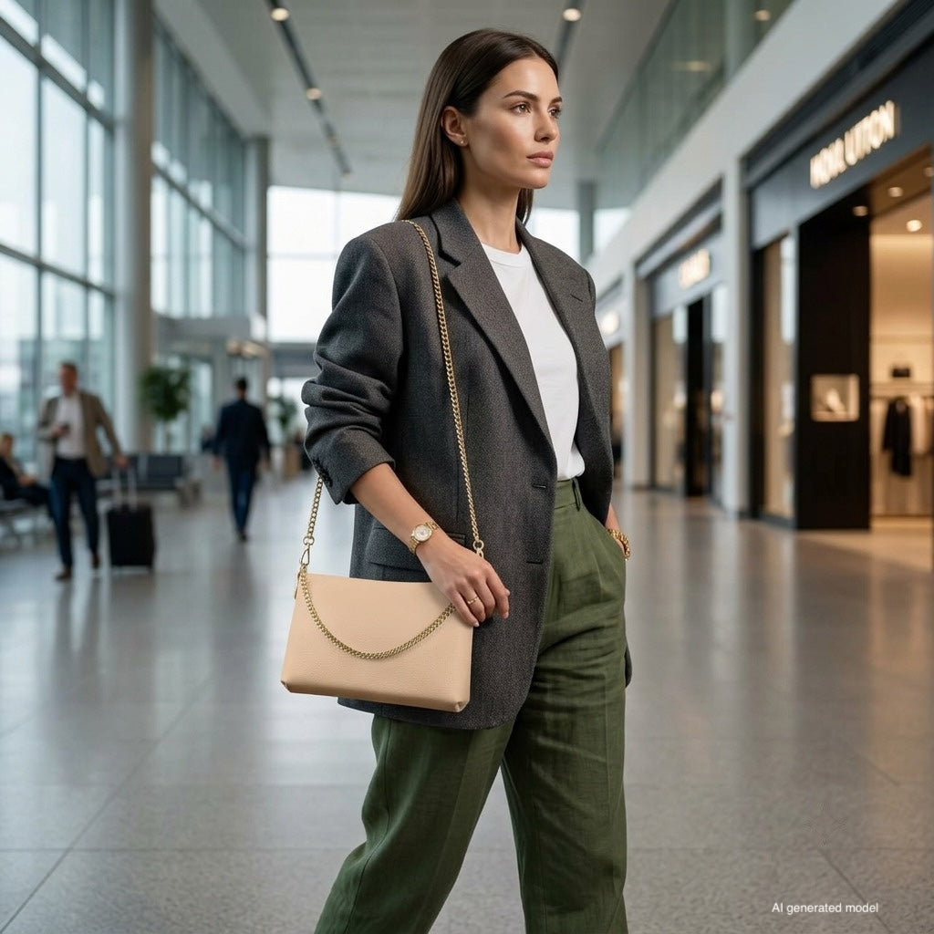 Italian Full-Grain Leather Crossbody Bag | Mantova