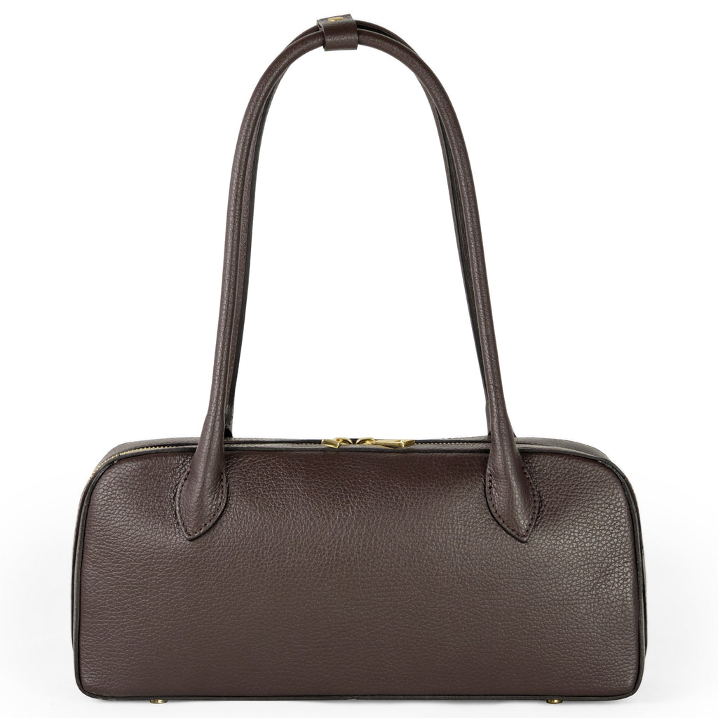 Italian Full-Grain Leather Shoulder Bag | Lecco