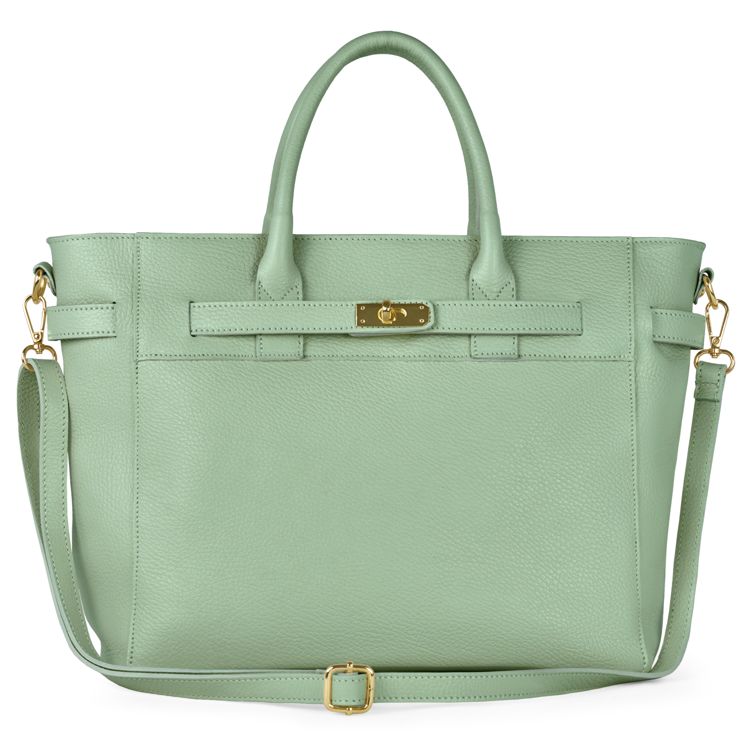 Italian Full-Grain Leather Top-Handle Bag | Cesena