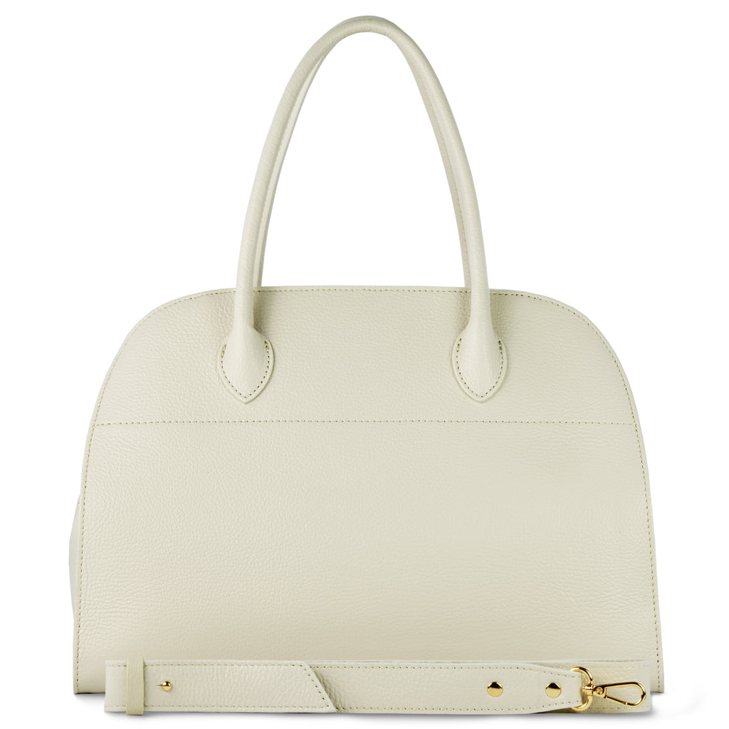 Italian Full-Grain Leather Top-Handle Bag | Asti