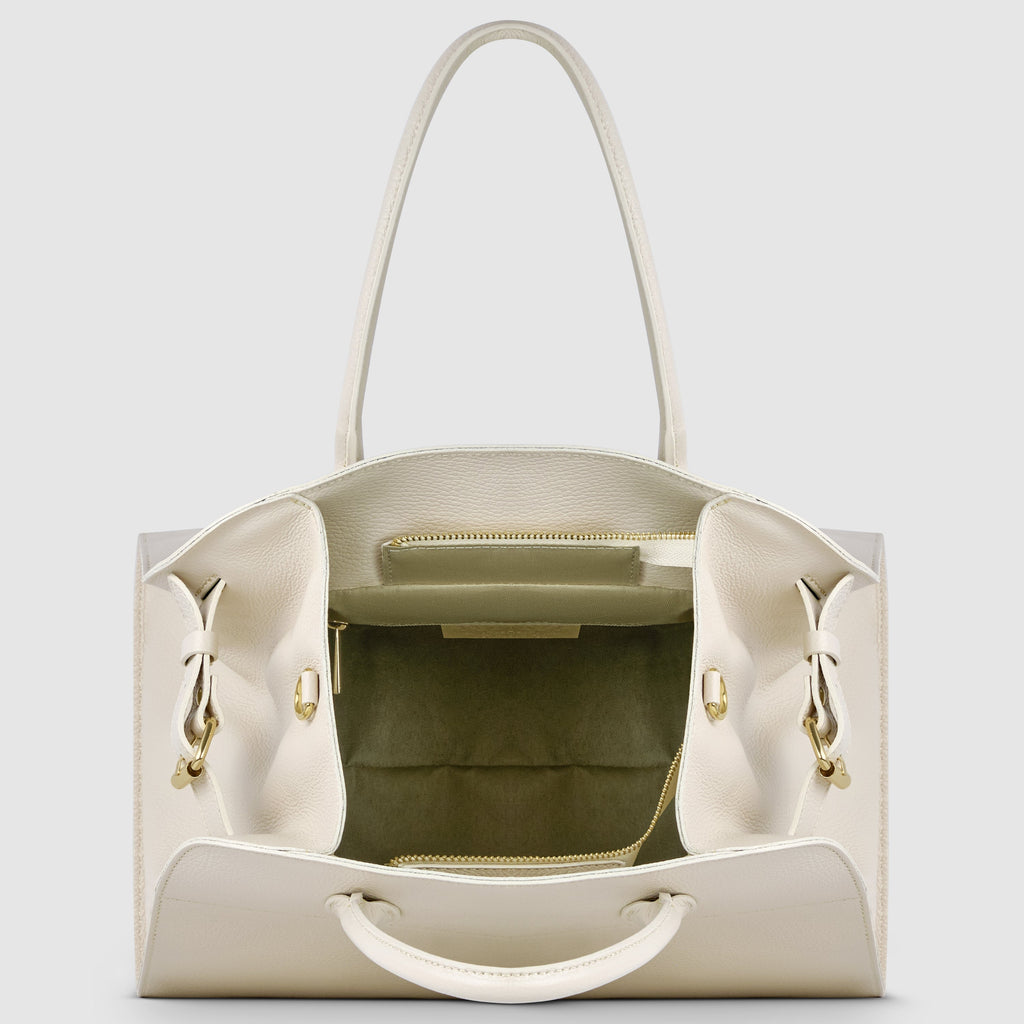 Italian Full-Grain Leather Top-Handle Bag | Asti