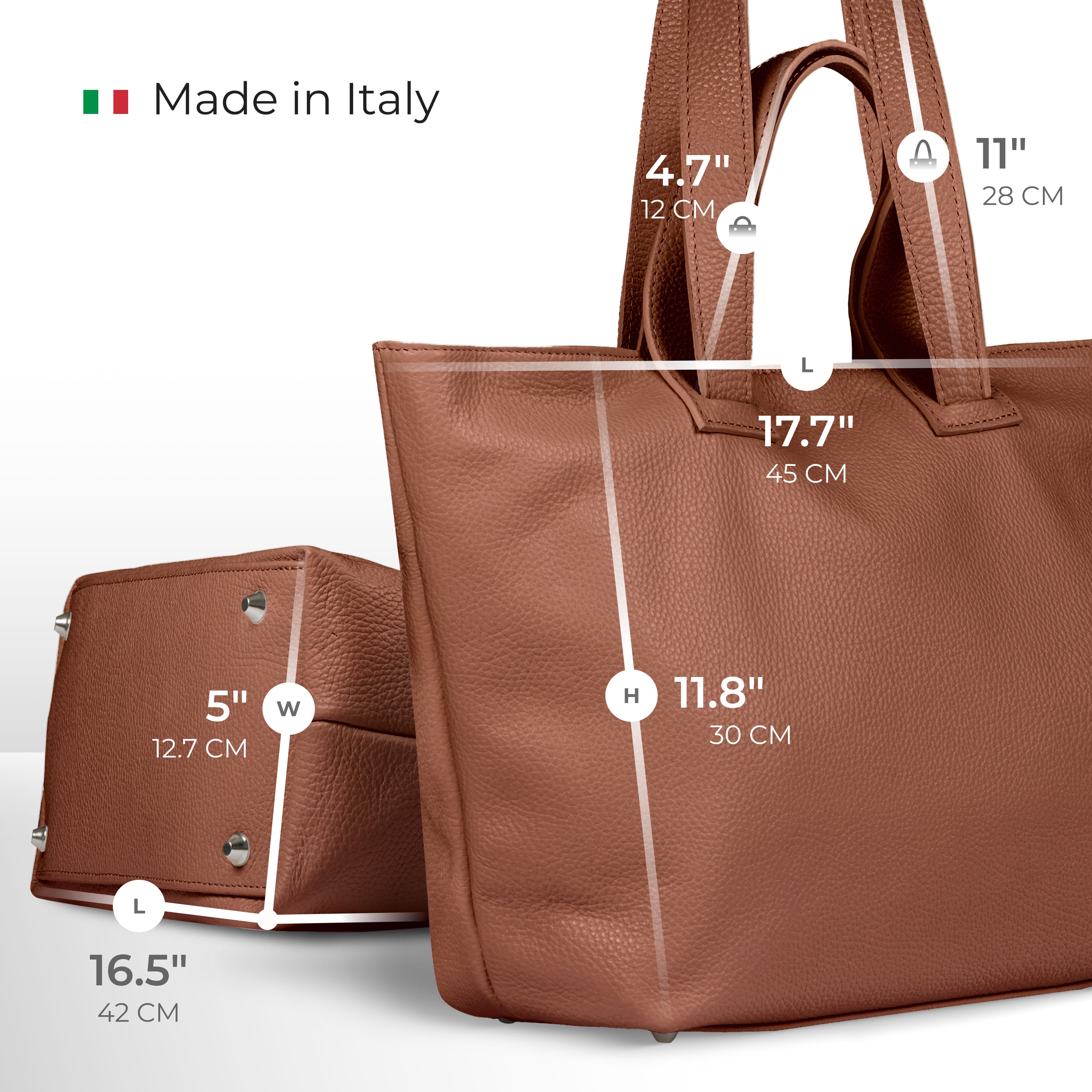 Italian Full-Grain Leather Tote Bag | Torino