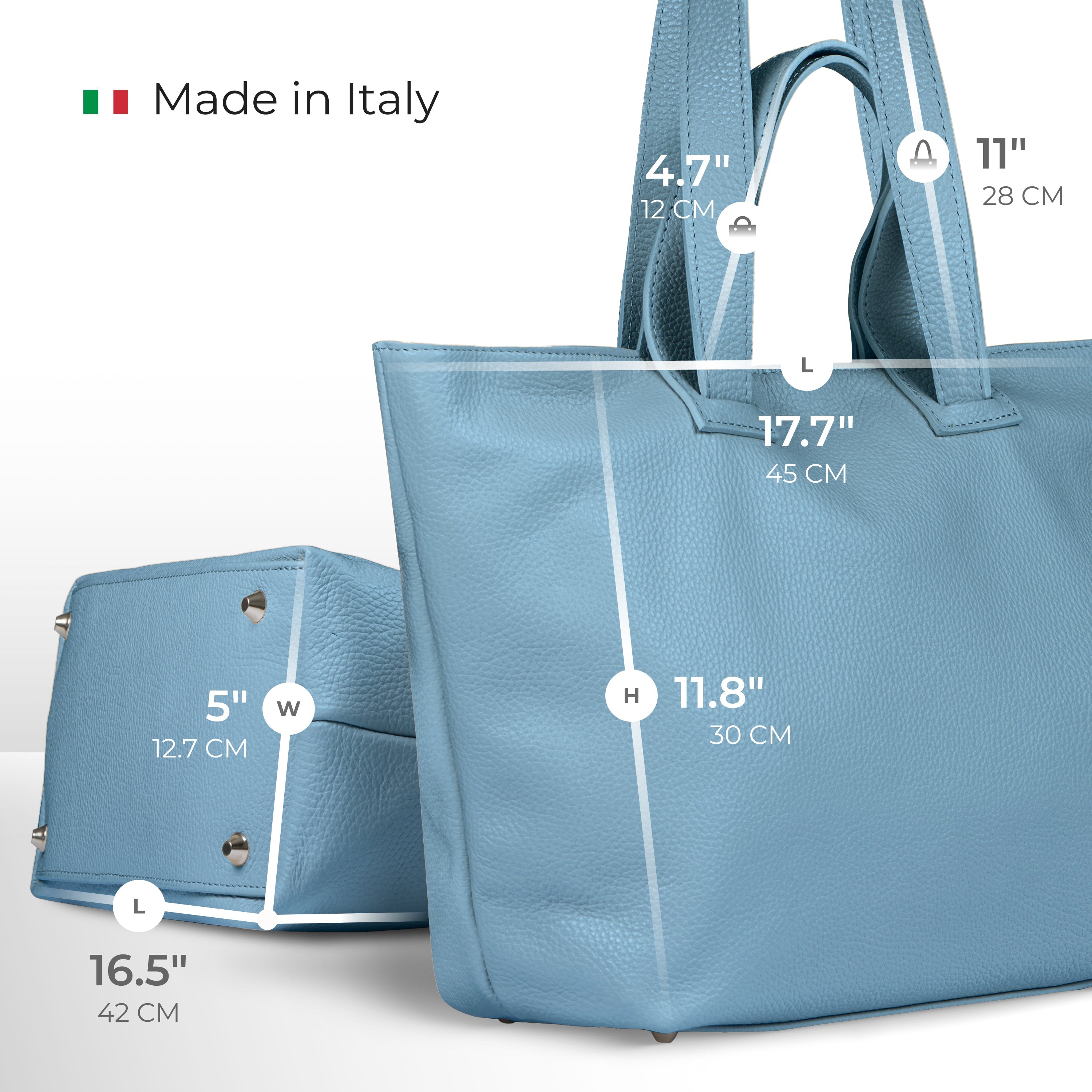 Italian Full-Grain Leather Tote Bag | Torino