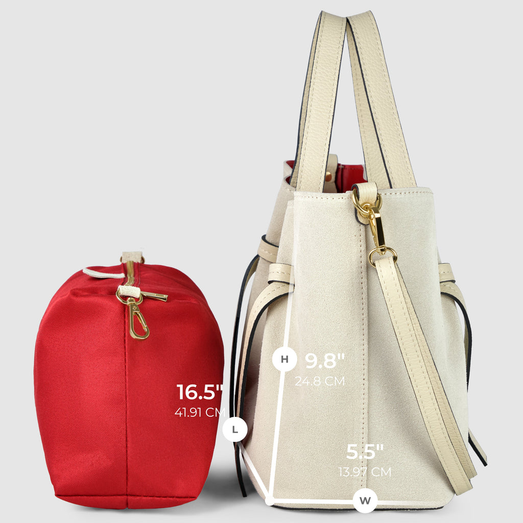 Italian Genuine Suede Tote Bag | Rovigo